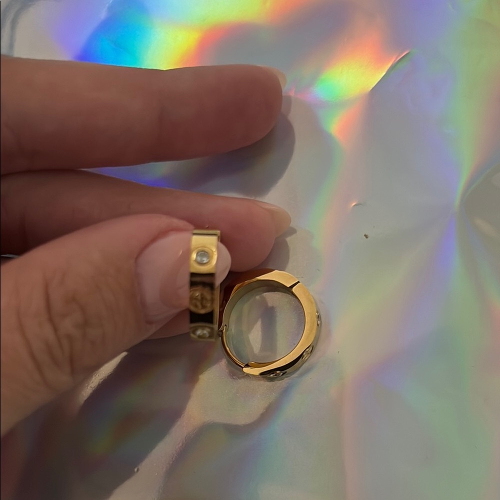 Cartier love look alike earrings - Picture 4 of 4